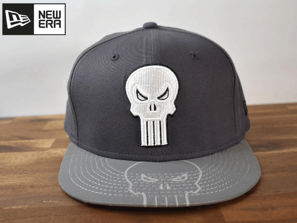 ★未使用品★NEW ERA ニューエラ × MARVEL THE PUNISHER パニッシャー 9 FIFTY 【M-Lフリーサイズ】 キャップ 帽子 H769_画像2