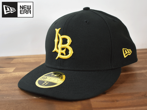 ★未使用品★NEW ERA ニューエラ × LONG BEACH COLLEGE ロングビーチ USカレッジ 59 FIFTY LOW PROFILE【7-1/2 - 59,6cm】キャップ H962_画像1