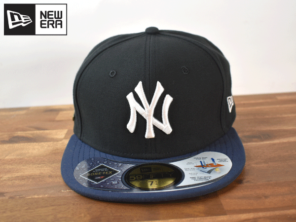 ★未使用品★NEW ERA ニューエラ × NEW YORK YANKEES ヤンキース GORE-TEX ゴアテックス 59 FIFTY【7-1/4 - 57.7cm】キャップ 帽子 H993_画像2