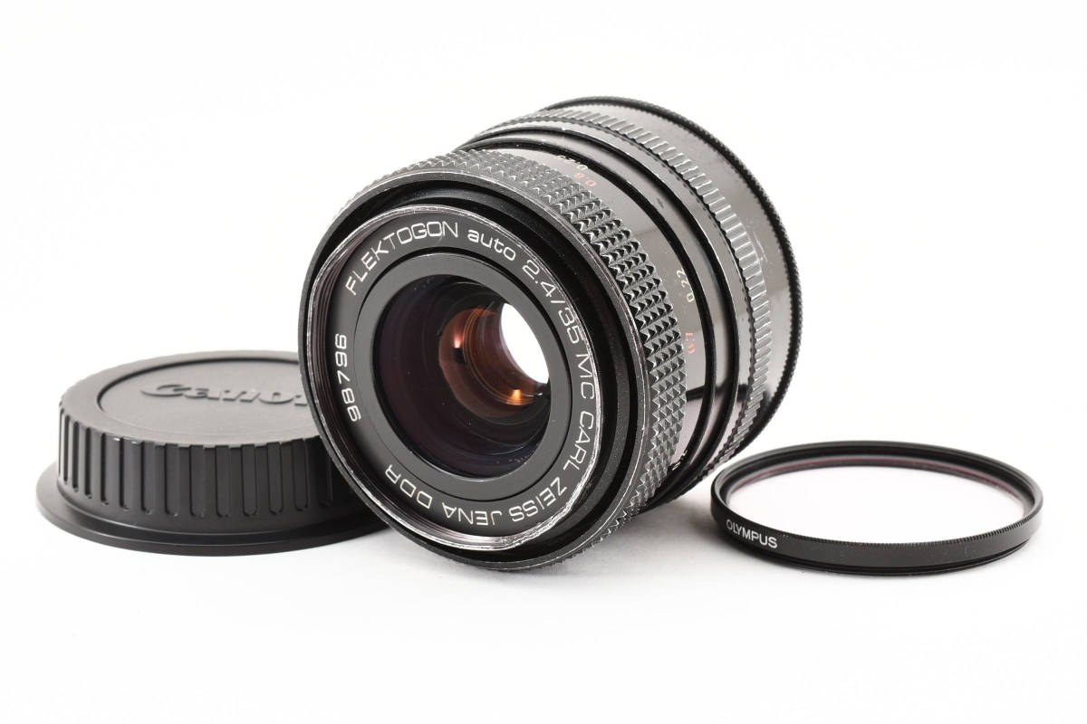 ★☆【銘玉】 Flektogon2.4/35mm Carl Zeiss Jena DDRツァイス EOSマウント改造 #3819☆★