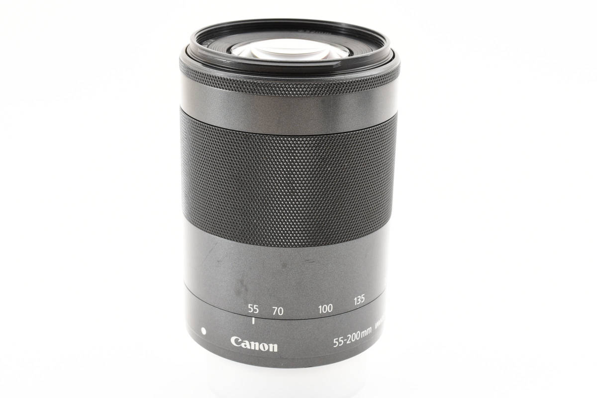 ★☆【訳アリ】 Canon ZOOM LENS EF-M 55-200mm 1:4.5-6.3 IS STM Black #3840☆★_画像7