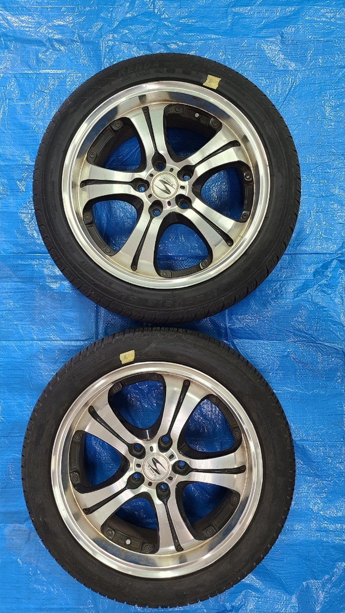 社外品17×7J4本set 日産セレナにて使用_画像1