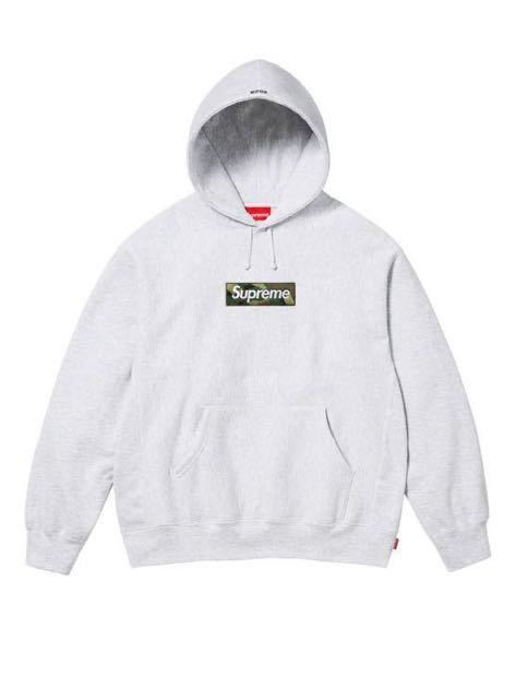 シュプリーム ボックスロゴ フーディー スウェットシャツ アッシュグレー　パーカSupreme Box Logo Hooded Sweatshirt Ash Grey S_画像2