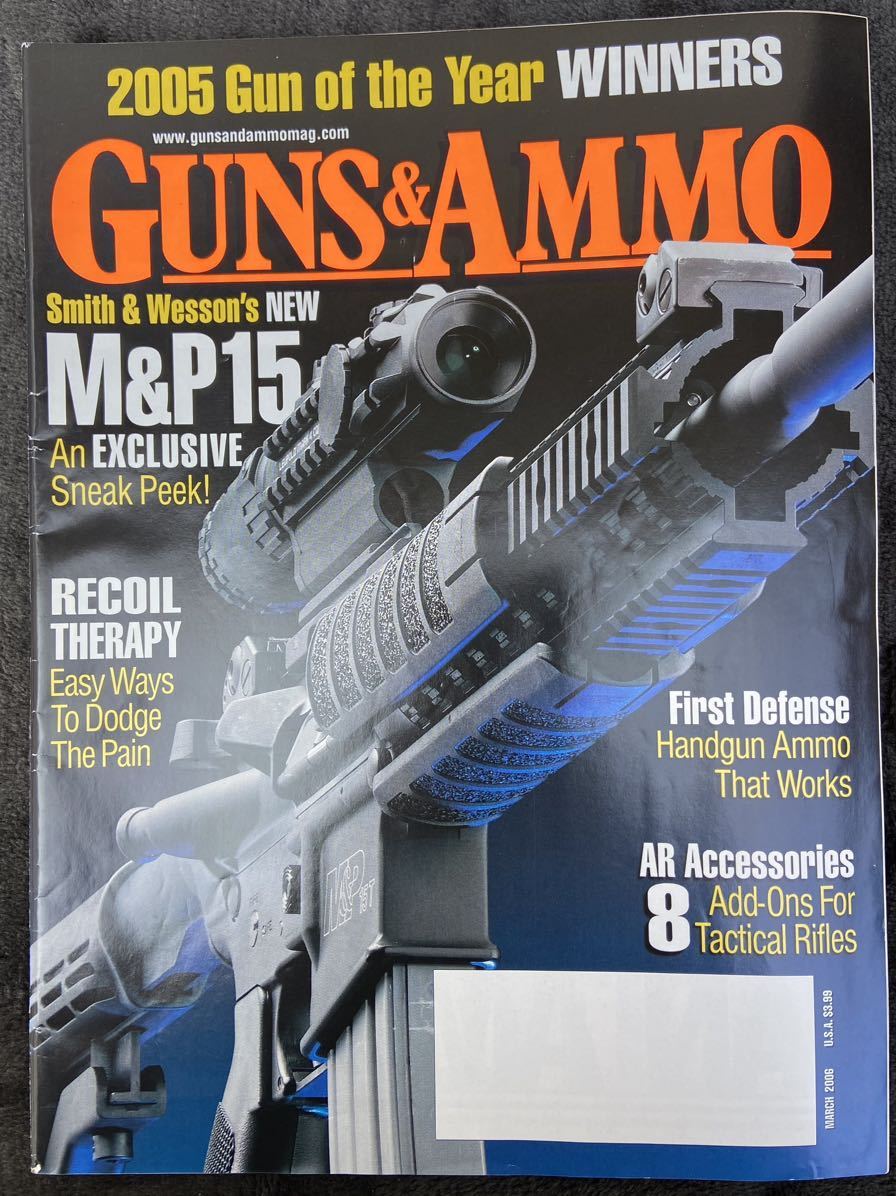 輸入雑誌　GUNs & AMMO 3冊セットです。　アメリカ雑誌　銃の専門誌　銃と弾丸の専門誌　(カラー写真多数)_画像6