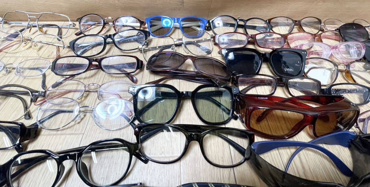 まとめ売り 未選別 眼鏡 メガネ めがね サングラス 大量 まとめて 170点 オークリー グッチ LANCEL ブランド 多数 C15_画像4