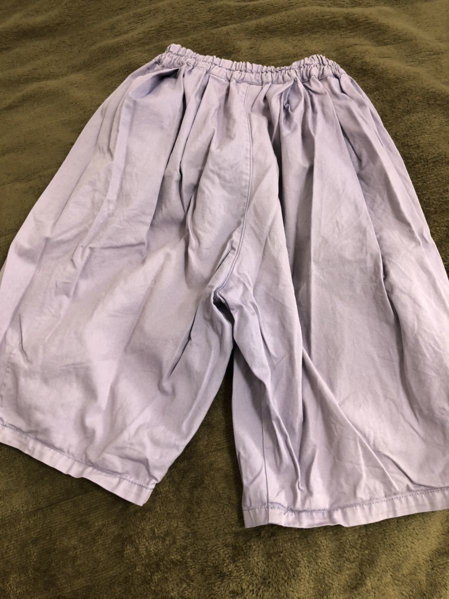  вязаный Planner, Toro wa Lapin,KP| 7 минут длина брюки, широкий брюки | лаванда цвет, фиолетовый серия | размер 120