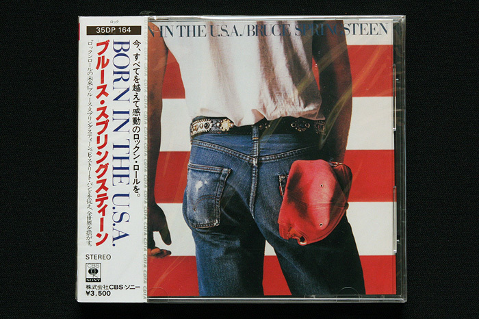 新品 未開封 箱帯 CD ブルース・スプリングスティーン／Bruce Springsteen 「BORN IN THE U.S.A.」 35DP 164 旧規格_画像1