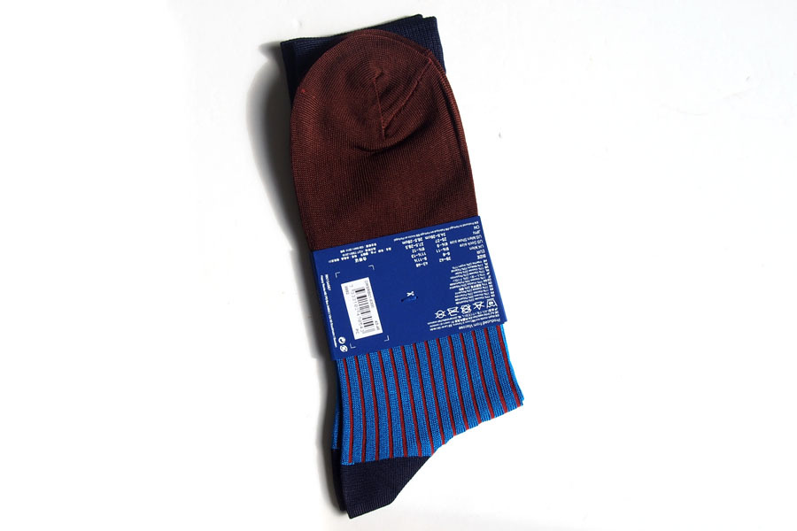 送料無料★新品｜未使用｜ハッピーソックス｜happy socks｜クルー丈ソックス｜Dressed Stripe Rib Sock｜43-48_画像3