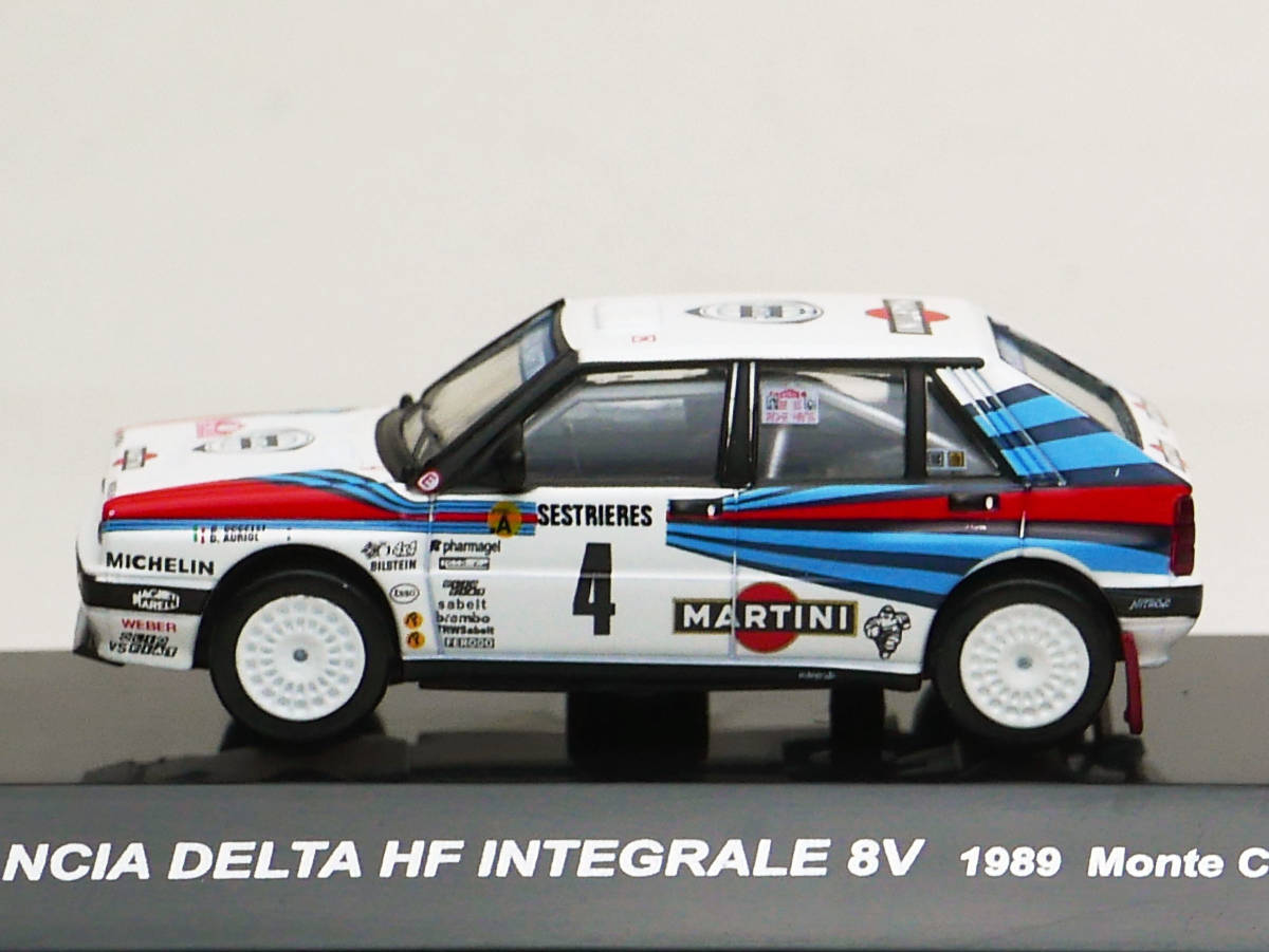 1/64 CM'S ランチア デルタインテグラーレ #4 Martini Monte Carlo 1989 1st ラリーカーコレクションSS18ランチア&フィアット_画像2