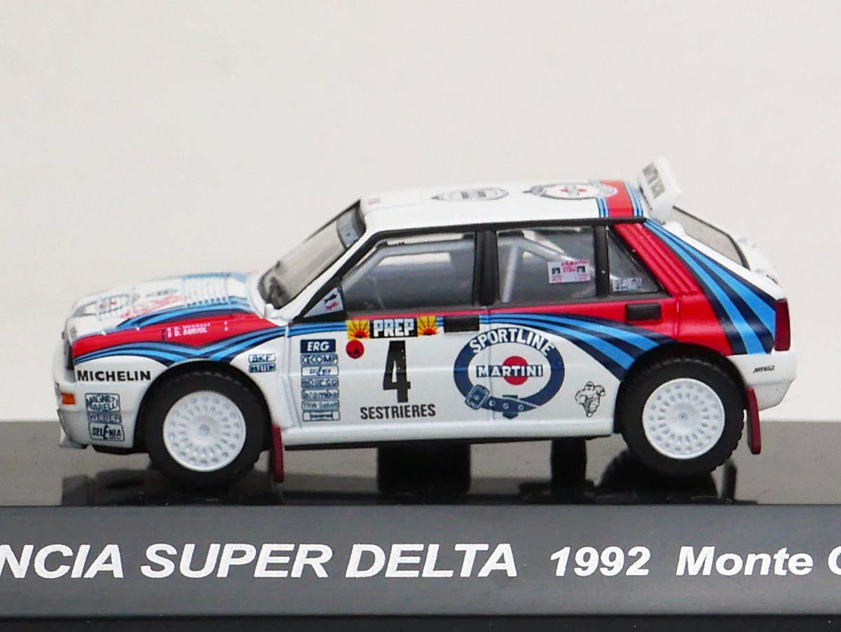 1/64 CM'S ランチア デルタHFインテグラーレ(スーパーデルタ) #4 Martini Monte Carlo 1992 1st ラリーカーコレクションSS11ランチア3_画像2