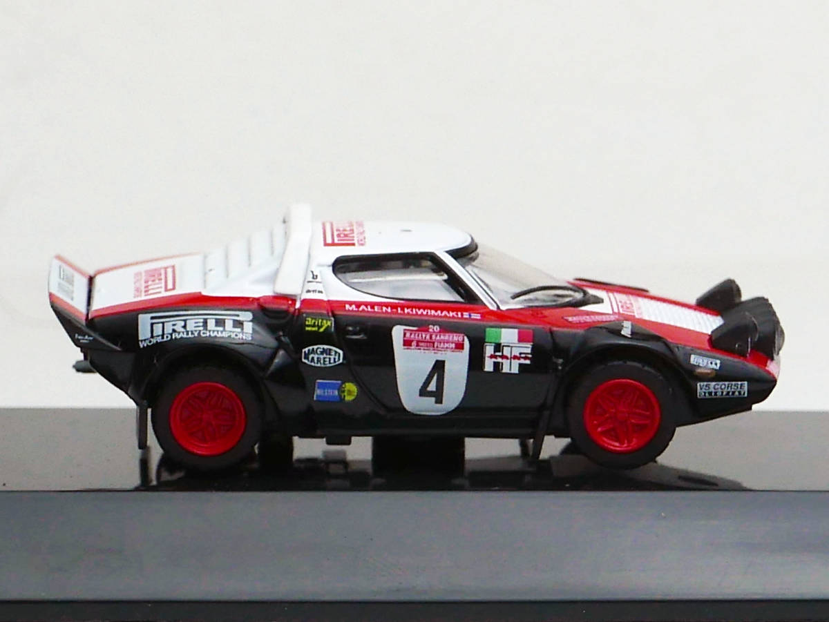 1/64 CM'S ランチア ストラトスHF #4 Pirelli Sanremo 1978 1st ラリーカーコレクションSS05ランチア2_画像4