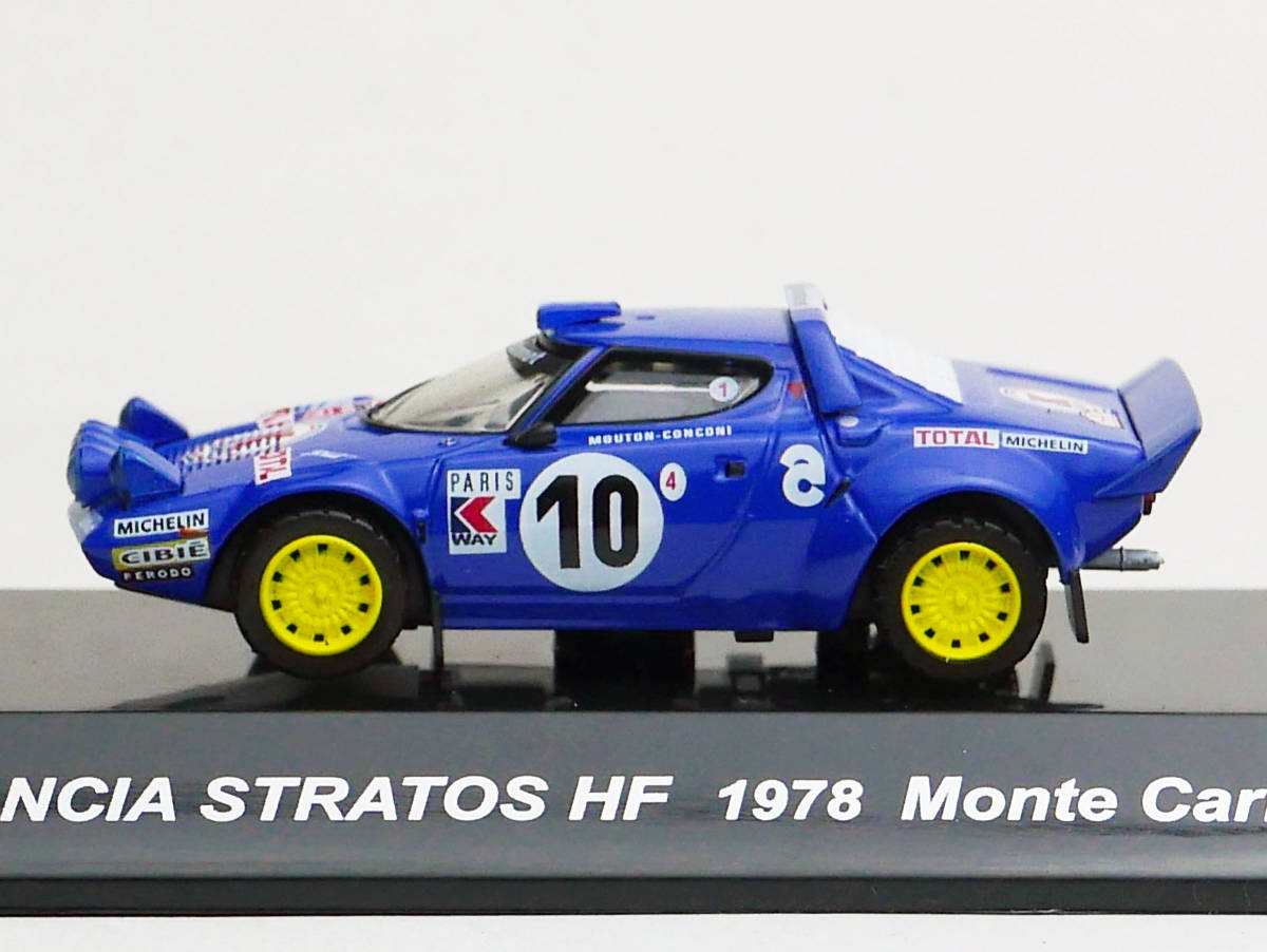 1/64 CM'S ランチア ストラトスHF #10 Chardonnet Monte Carlo 1978 7th ラリーカーコレクションSS13ランチアストラトスSP_画像2