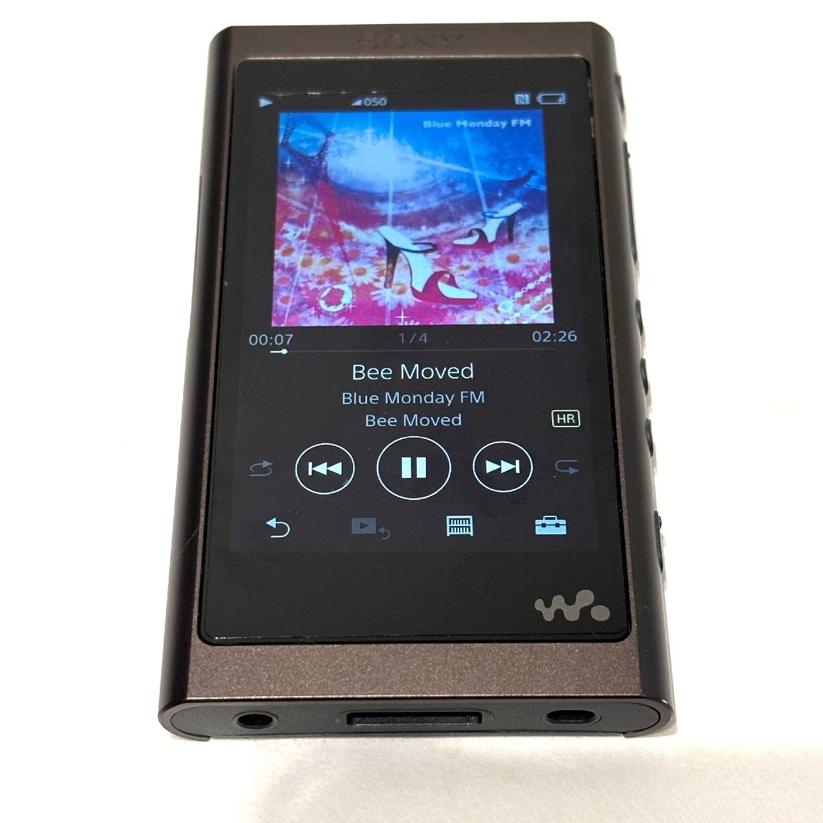 SONY ソニー WALKMAN ウォークマン NW-A56 グレイリッシュブラック 薄型 音楽 Bluetoothレシーバー ハイレゾ音源対応 語学学習 趣味 HMY_画像1