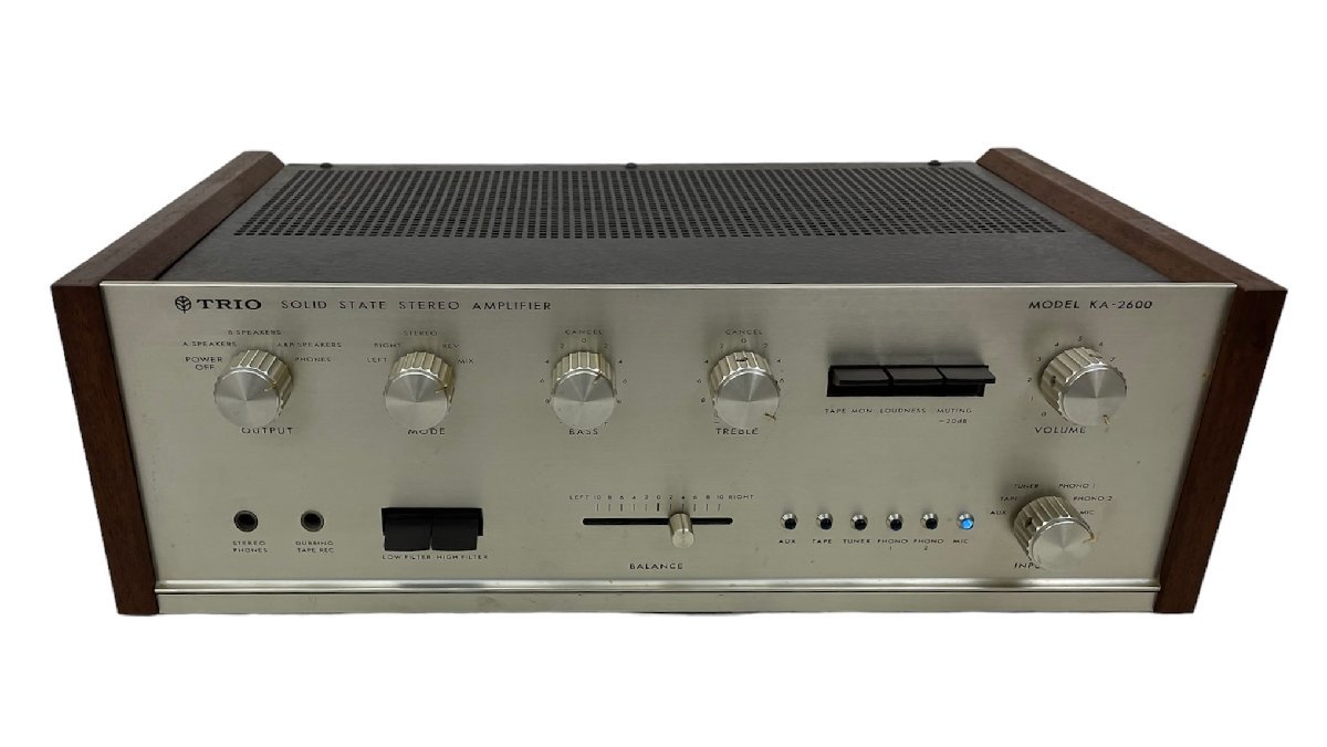 TRIO トリオ KA-2600 プリメインアンプ 1969年 ステレオ 懐かし レトロ 昭和 オーディオ 機器 箱付き KENWOOD ヴィンテージ_画像1