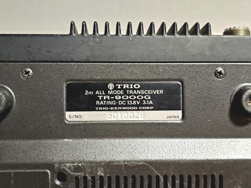 TRIO トリオ オールモード トランシーバー TR-9000G アマチュア無線 無線機 マイク付き 144MHz_画像6