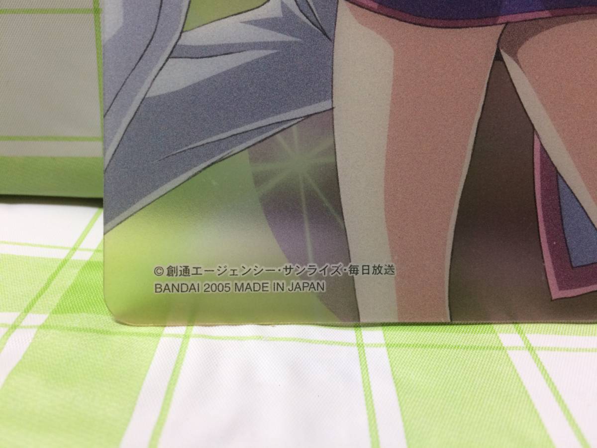 バンダイ BANDAI ガンダムSEED DESTINY クリアプレート バンダイ BANDAI ガンダムSEED DESTINY クリアプレート