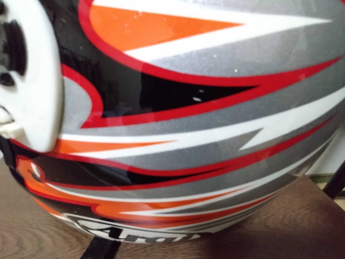 アライ (Arai)TXモタードVDBレプリカ中古外観美品ですが訳あり_1ミリ位の傷