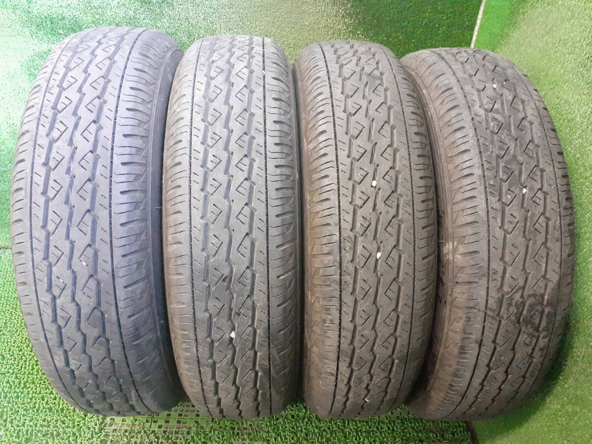 溝有 ブリヂストン K370 145/80R12 80/78N LT ホイールセット 4本 売切!!_画像4