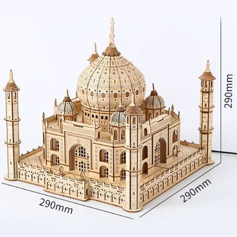 立体パズル 大人 ウッドパズル 木製 木製立体パズル 模型 プラモデル 3D タージマハル 知育玩具 プレゼント 工作キット_画像5