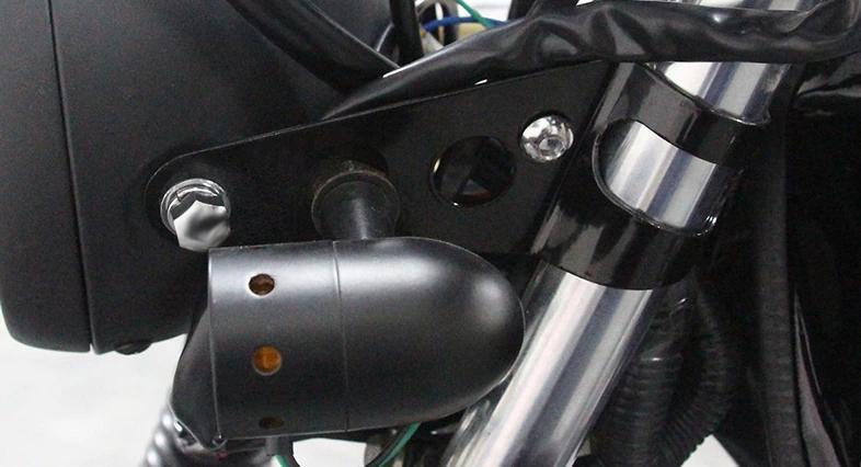 バイク用 ヘッドライト ステー ブラケット 35‐43mm 汎用　ブラック Z1/Z2 Z1-R FX400R GPZ400R Z400FX W650 ZEPHYR400 400χ_画像4