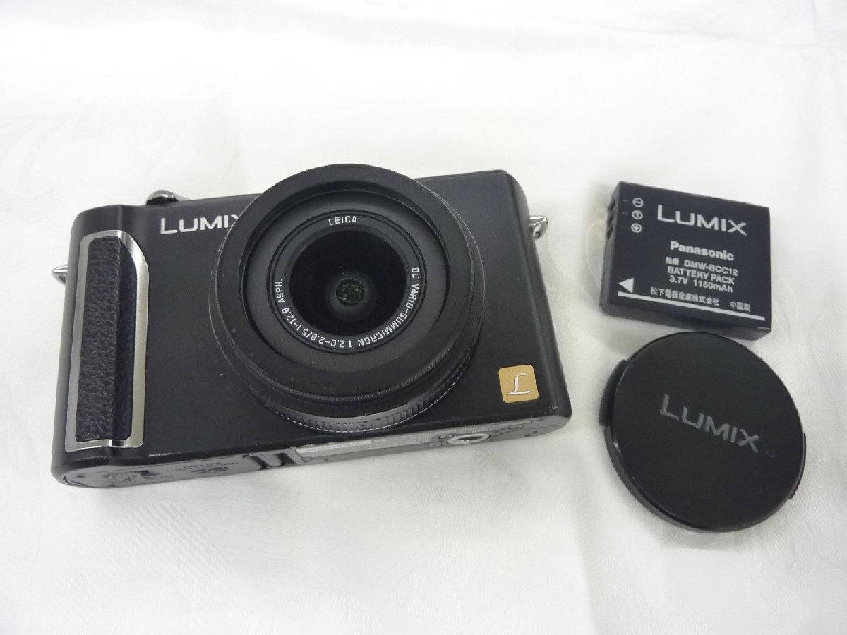 【ジャンク品】Panasonic DMC-LX3 LUMIX ルミックス デジタルコンパクトカメラ【中古】_画像1
