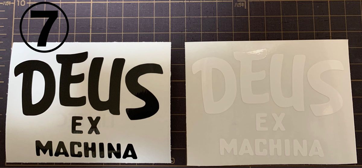 Deus EX Machina デウス カッティングステッカー