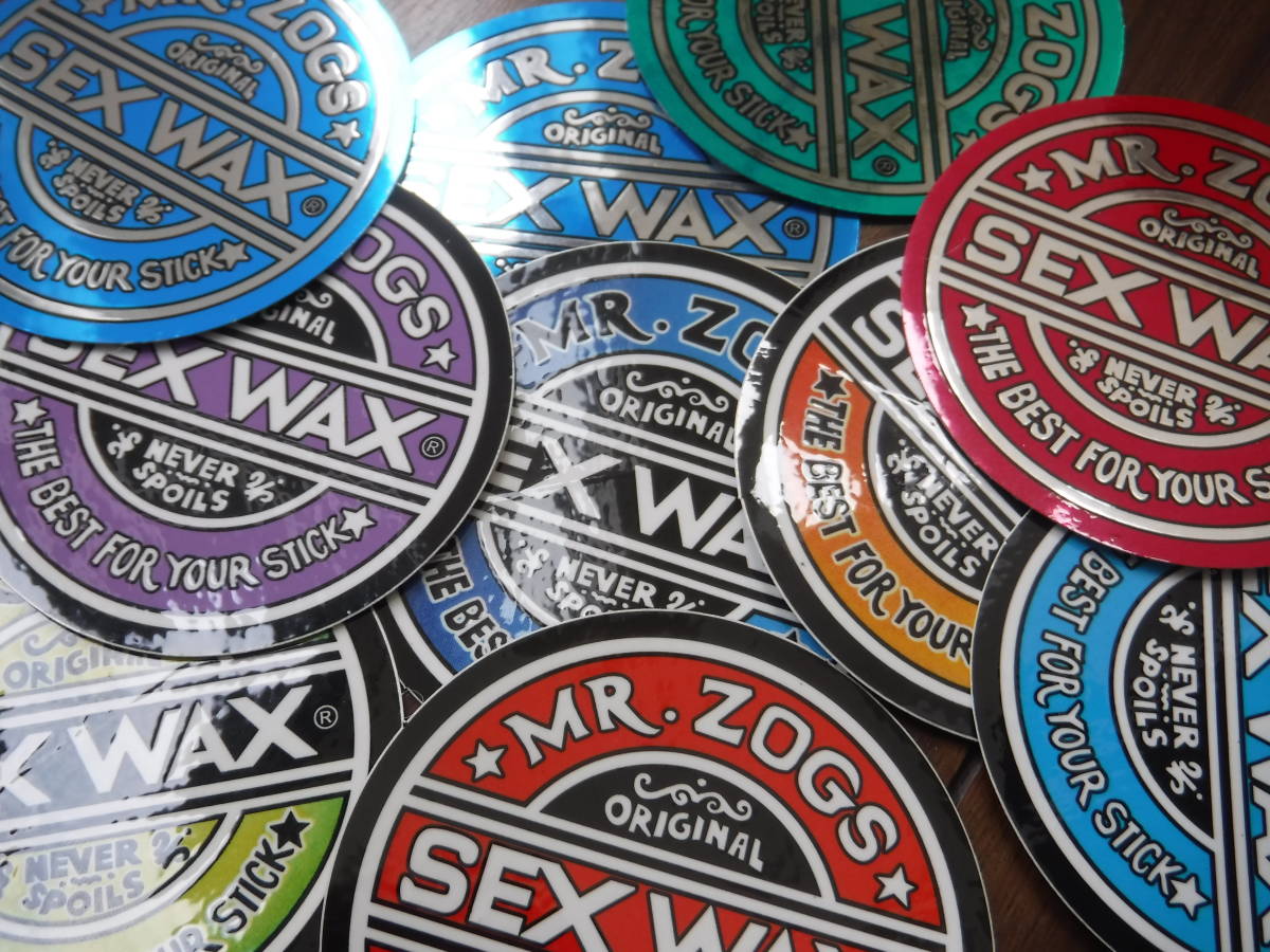 ◆新品U.S.セックスワックス【SEX WAX】輸入ロゴ◎StickerステッカーORG限定◆定形郵便対応_画像6