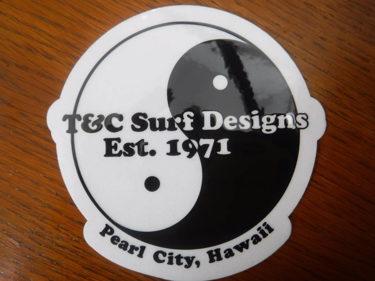 ◆新品U.S.タウン＆カントリー本物【Town & Country Surf Designs】輸入ロゴ◎Stickerステッカー限定◆_画像1