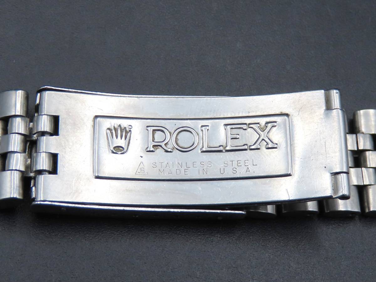 1円～！ROLEX ロレックス USAブレス FF55 取付幅約20mm SS ジュビリー アメリカン 5連 ヴィンテージ メンズ 腕時計 パーツ 4_画像2