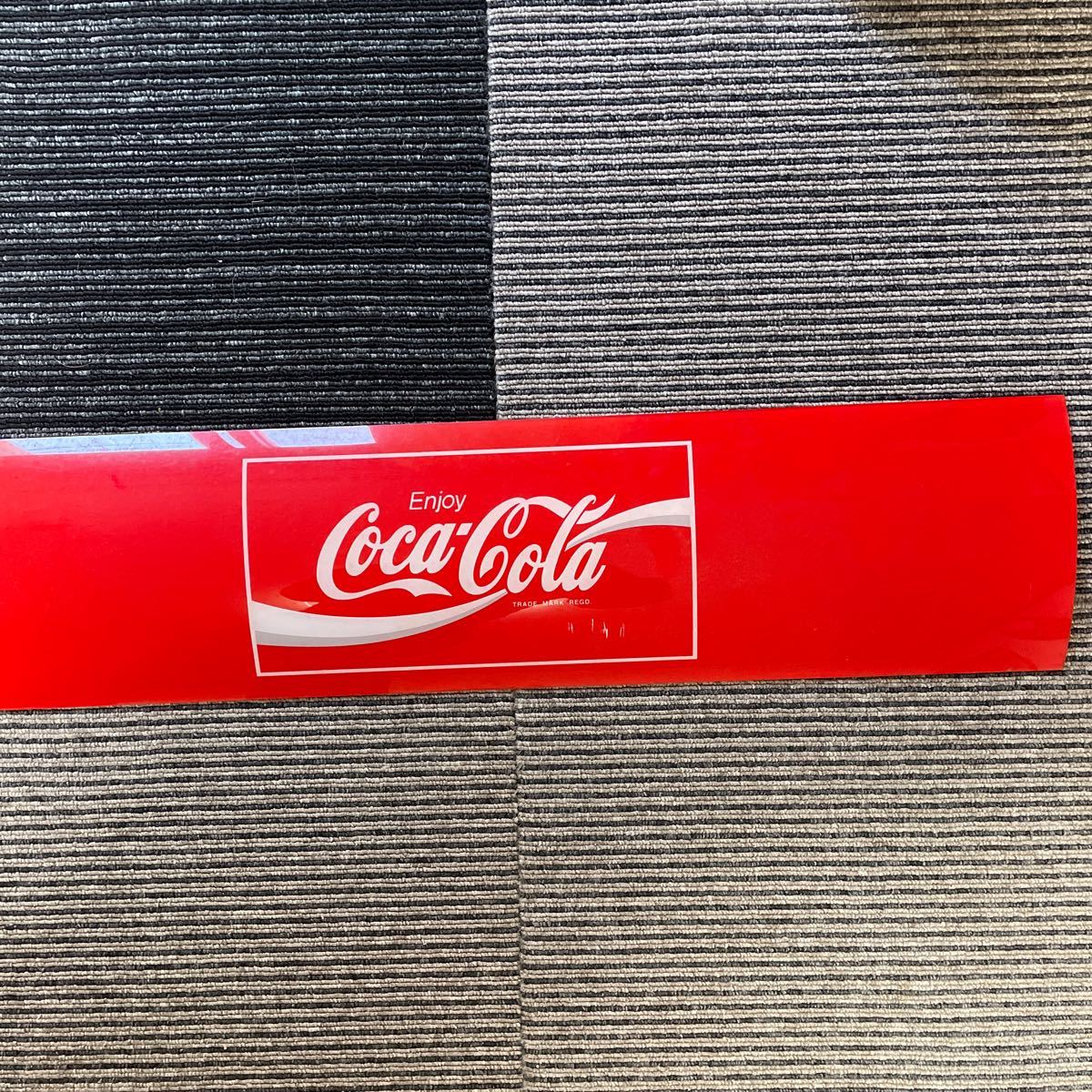 ステッカー 看板 Cola Coca コカ コーラ アンティーク　プラスチック看板_画像2