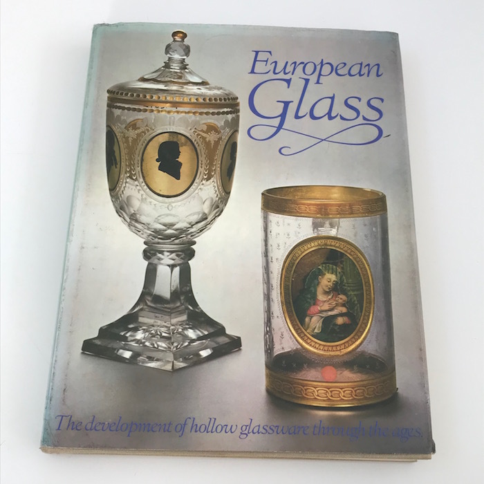 本『European Glass』The development of hollow glassware through the ages 1983年_画像1