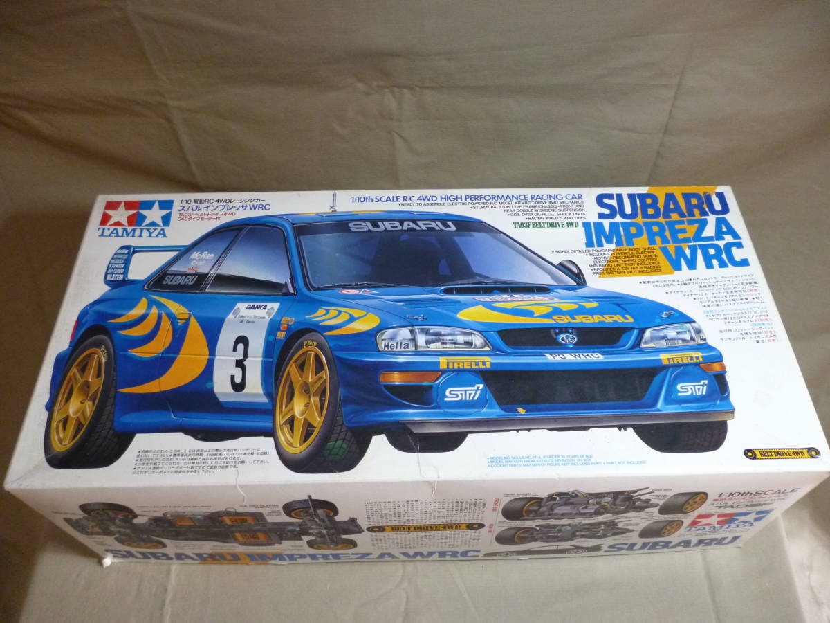 タミヤTA03F インプレッサ ジャンク Yahoo!オークション - 1/10 タミヤ スバルインプレッサWRC TA03F