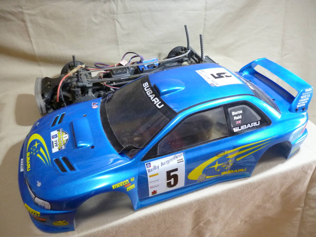 タミヤTA03F インプレッサ ジャンク Yahoo!オークション - 1/10 タミヤ スバルインプレッサWRC TA03F