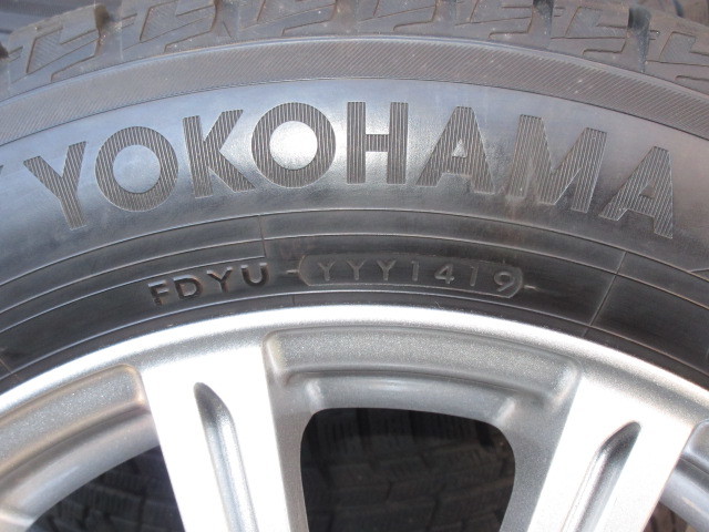 ★ ヨコハマ MILLOUS アルミホイール / YOKOHAMA iG50 PLUS 175/65R15 4本セット ★ 中古美品（アクア・フィット・ヴィッツ・スイフト 等）_画像8