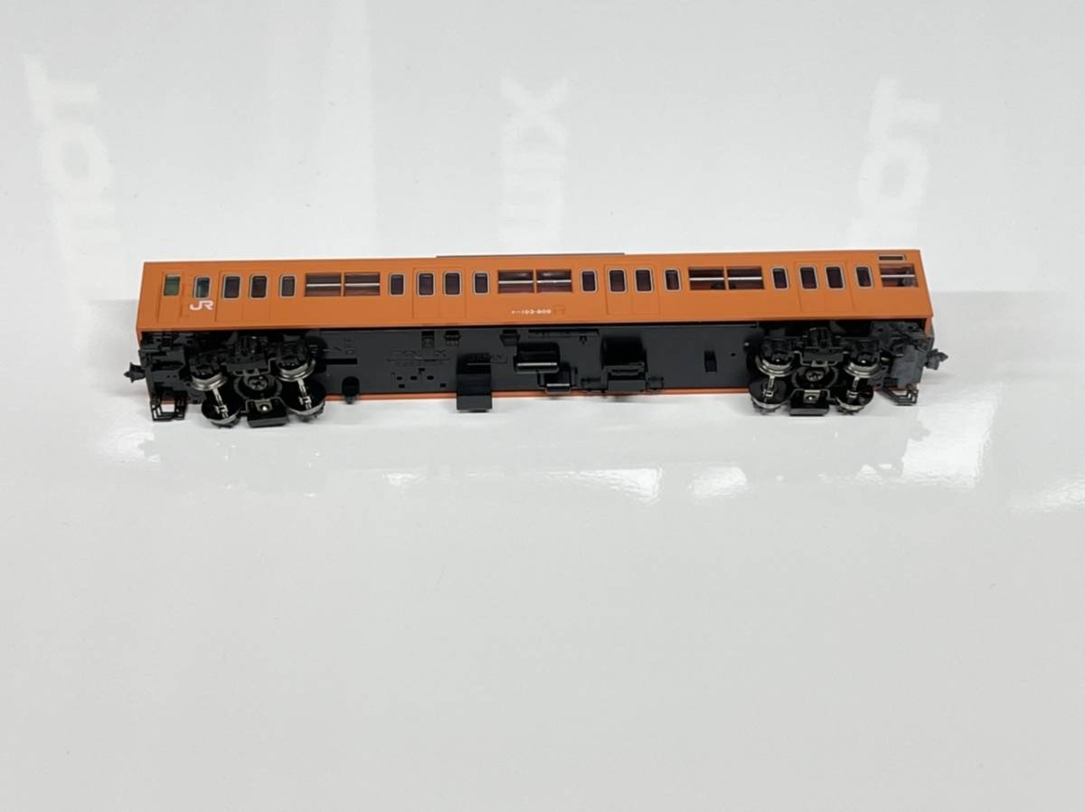 TOMIX トミックス 103 系 ファースト カー ミュージアム クハ 103 800 番 オレンジ 色 大阪環状線 FMS 01 単品 Nゲージ 走行可能化 _画像5