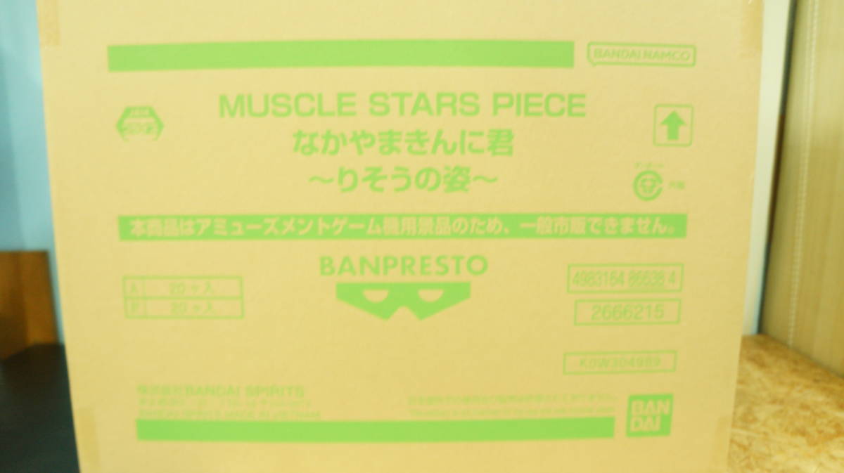 MUSCLE STARS PIECE マッスルスターズピース　なかやまきんに君 -りそうの姿-　未開封品20個セット　販促ポスター付_画像5