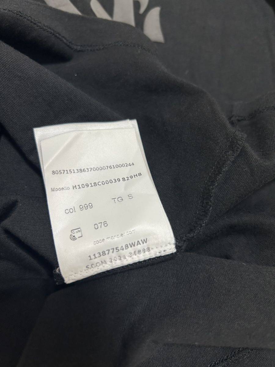 【極美品】【タグ付き】【レア】MONCLER モンクレール半袖　Tシャツ　黒　S
