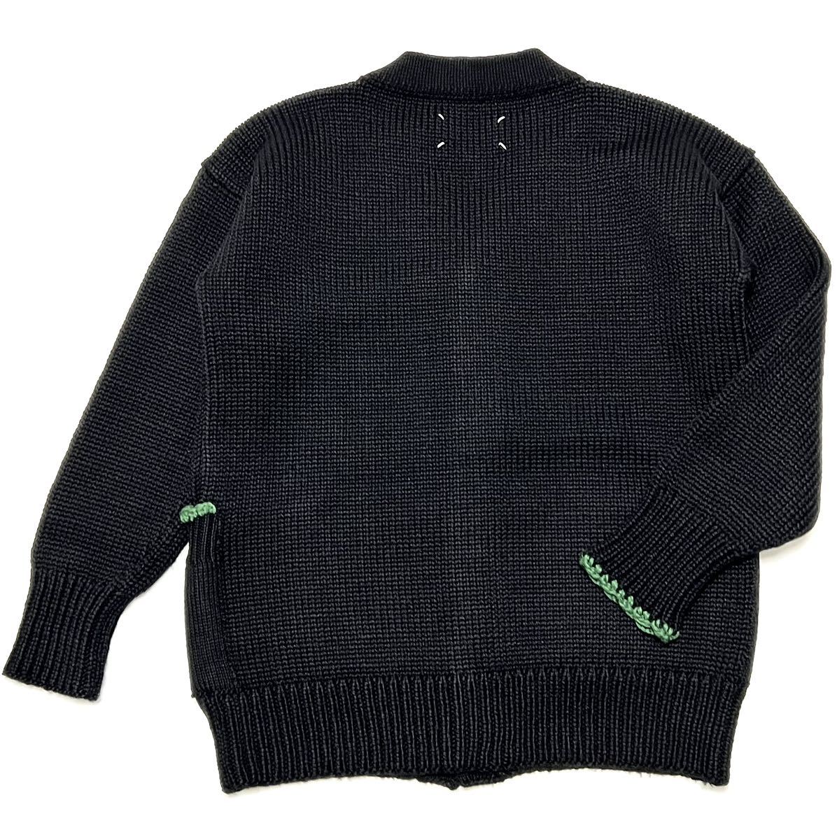 L 新品 メゾンマルジェラ ハンドメイド 高級 手編み ローゲージ L 新品 メゾンマルジェラ ハンドメイド 高級 手編み ローゲージ
