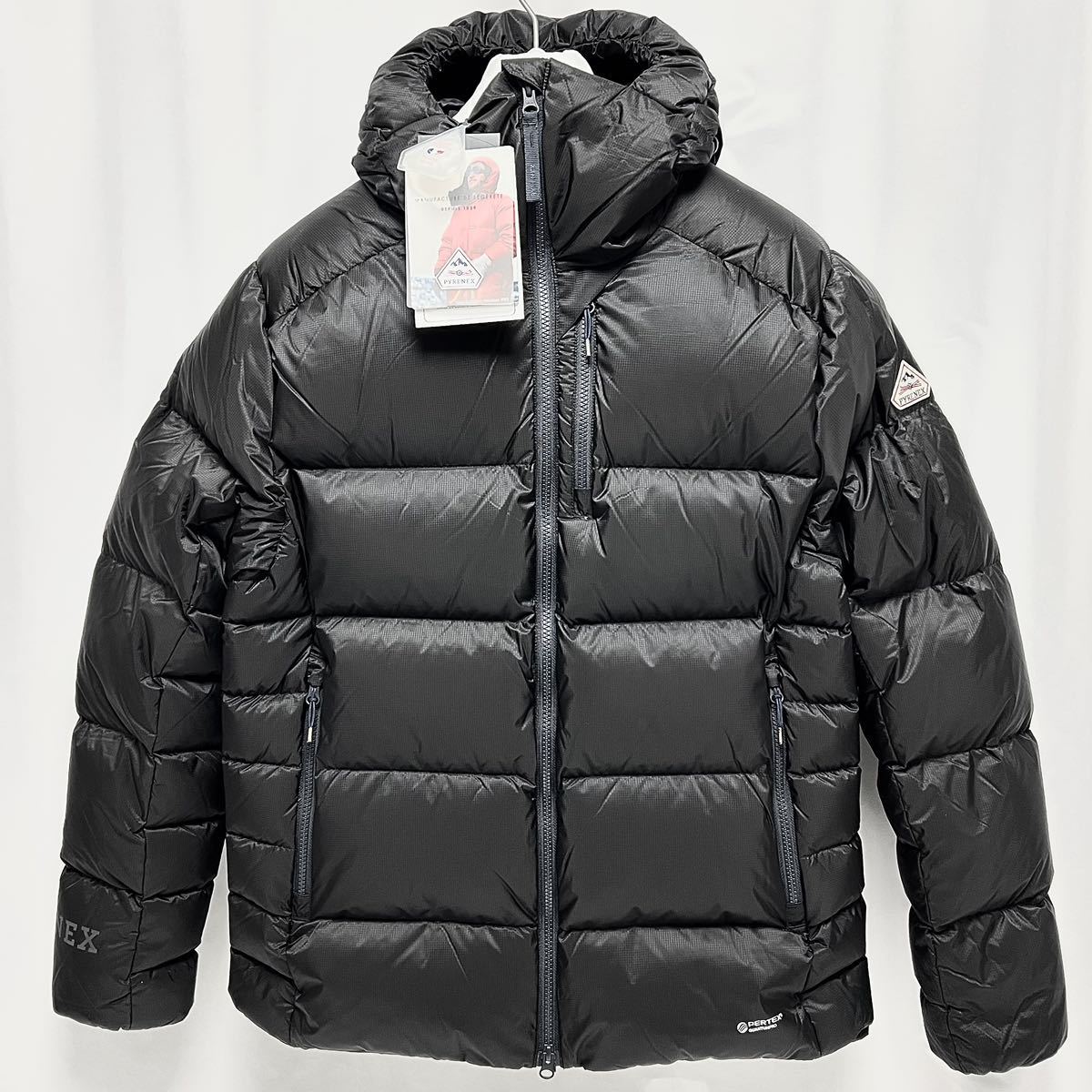 L 新品 PYRENEX ピレネックス ダウンジャケット HUDSON 黒 パー L 新品 PYRENEX ピレネックス ダウンジャケット HUDSON 黒 パー