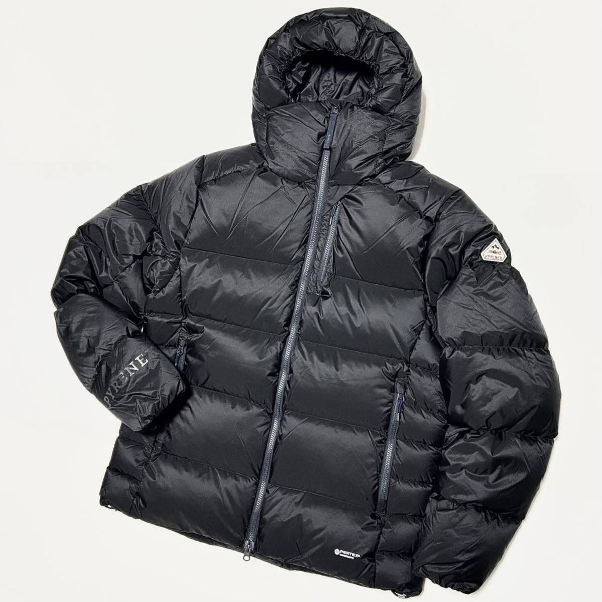 L 新品 PYRENEX ピレネックス ダウンジャケット HUDSON 黒 パー L 新品 PYRENEX ピレネックス ダウンジャケット HUDSON 黒 パー