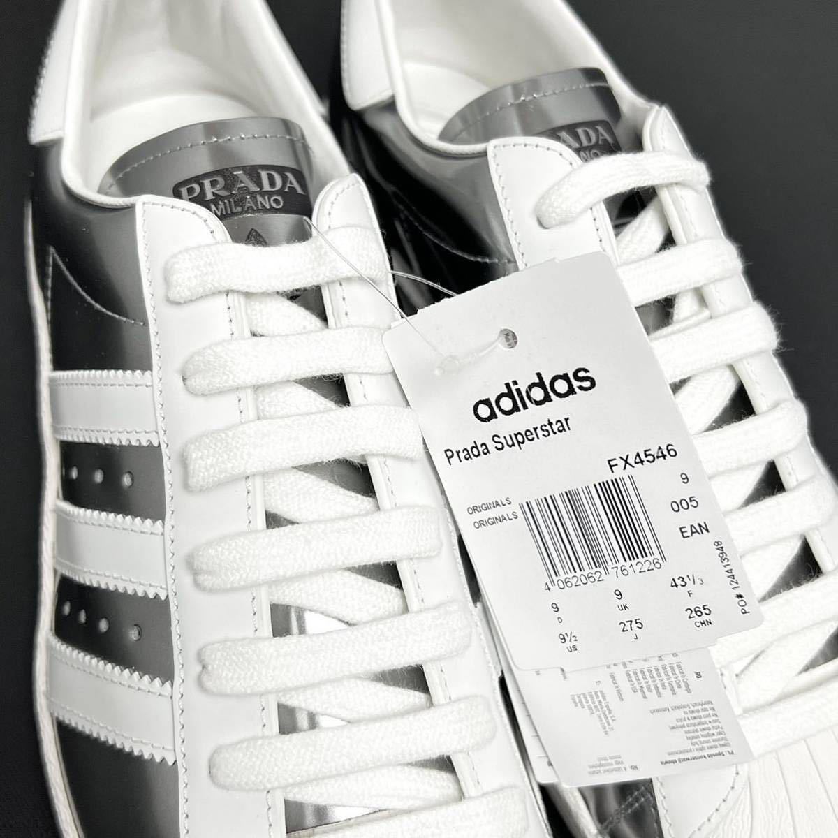 27 5cm 新品 PRADA × adidas スーパースター Prada Superstar 27 5cm 新品 PRADA × adidas スーパースター Prada Superstar