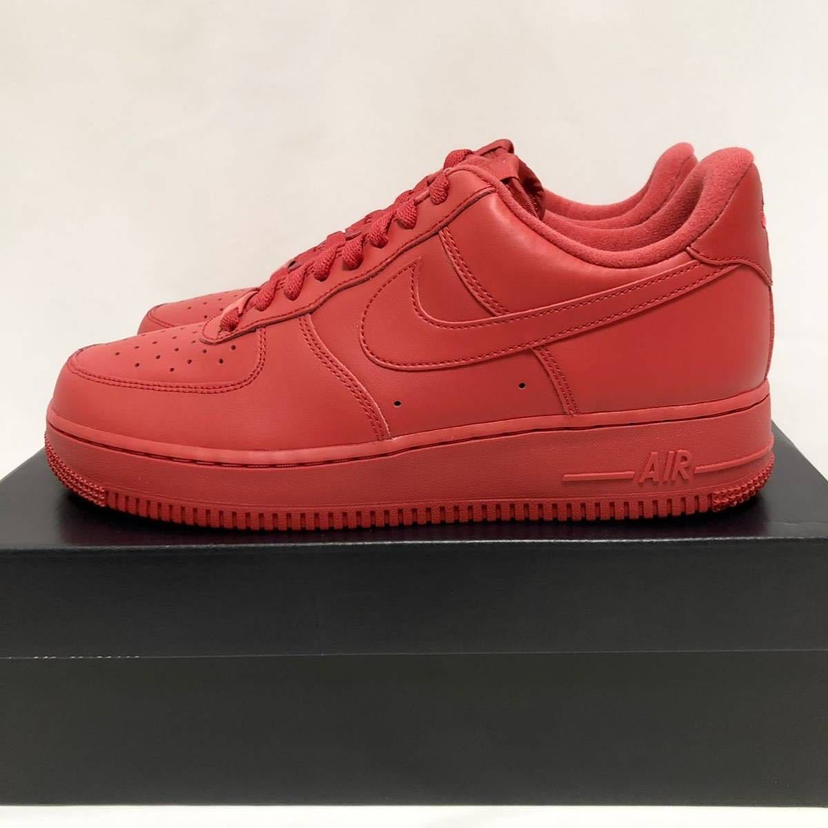 27cm 新品 NIKE エア フォース 1 AIR FORCE ナイキ フォース1 赤 27cm 新品 NIKE エア フォース 1 AIR FORCE ナイキ フォース1 赤