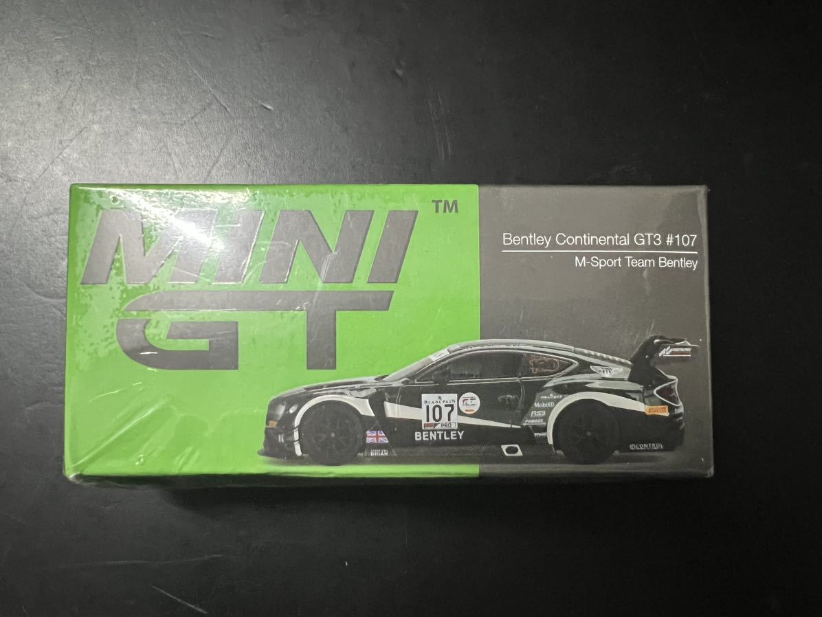MINI GT 1/64 208 ベントレー　Continental GT3 #107 M-Sport Team Bentey_画像1