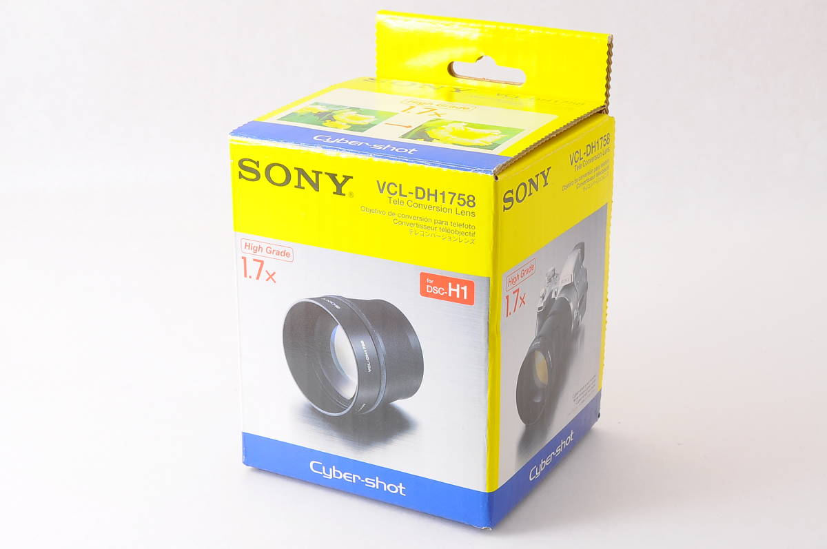 箱付き美品 ソニー SONY TELE CONVERSION LENS X1.7 VCL-DH1758 コンバージョンレンズ @2717