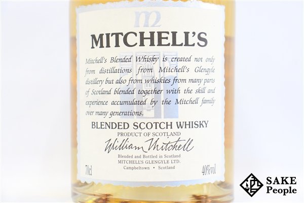 ◇注目! ミッチェルズ ブレンデッド ウイスキー 700ml 40% 箱付き スコッチ_画像3