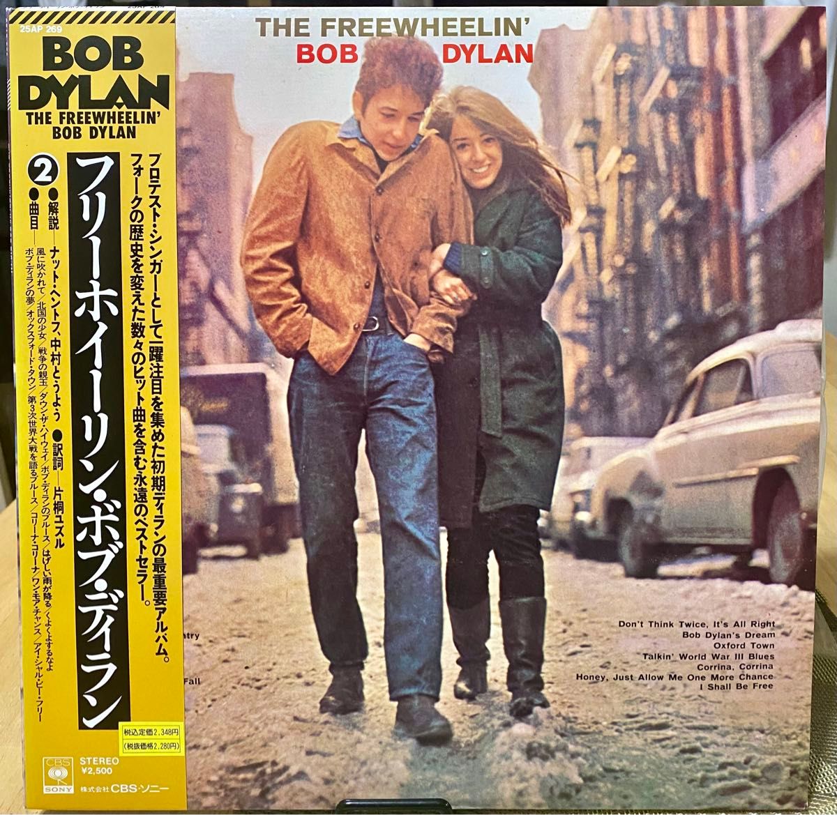 【レコード・帯付き】Bob Dylan - The Freewheelin’【極美品】【レア物】