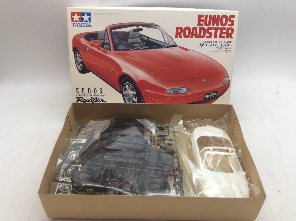 ＃6180　TAMIYA EUNOS ROADSTER ユーノス ロードスター 1/24 スポーツカー マツダ プラモデル ホビー コレクション 説明書なし_画像1