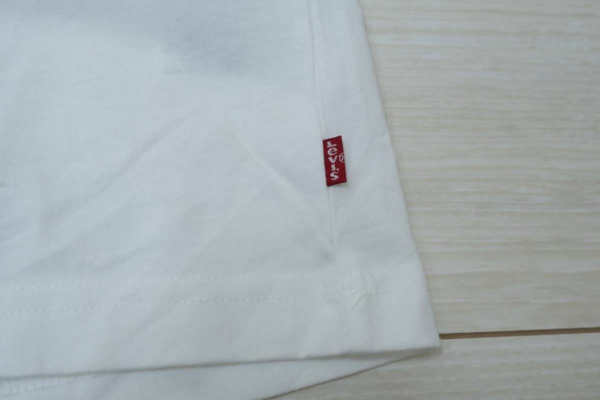 新品リーバイスA3546-0009 XLサイズ リラックスフィット 半袖 Tシャツ 501 ホワイト/白 カットソー クルーネック_画像3