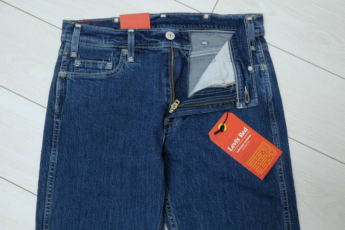 リーバイスA0133-0002 W30 Levi's Red LR 502 テーパー インディゴ・ミッドユーズド ストレッチデニム Red Collection_画像3