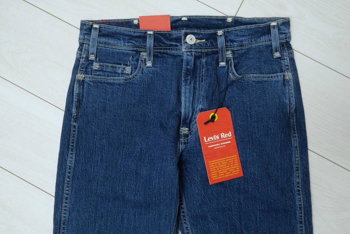 リーバイスA0133-0002 W30 Levi's Red LR 502 テーパー インディゴ・ミッドユーズド ストレッチデニム Red Collection_画像2